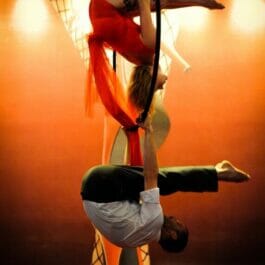 Circus Act Aerial Duo Performance in Brighton