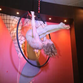 Aerial Hoop Performer for Corporate Event Entertainment London