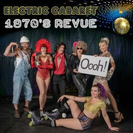 The cast of Electric Cabaret Company 1970s show