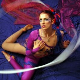 Ribbon Dancer form our Entertainment Agency London