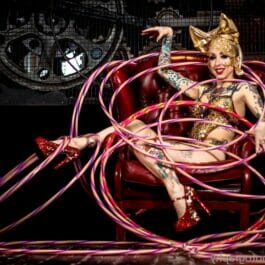 Hula Hooping Circus Act for hire