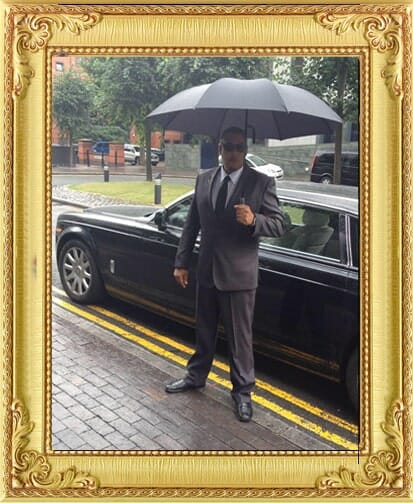 V.I.P. security and car, part of our full spectrum entertainment service in London and Brighton