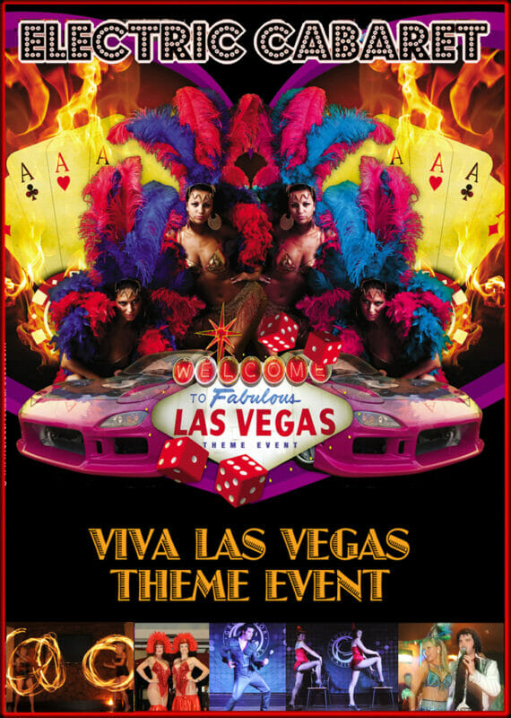 Las Vegas theme shows for hire in London and Brighton with cabaret dancers
