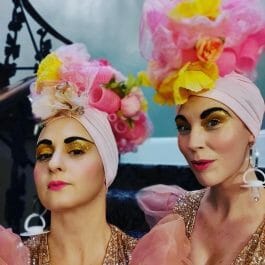 carmen miranda style vintage walkabout artists