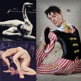 male contortionist performs in London