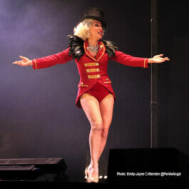 circus ringmistress performer for hire on stage in London