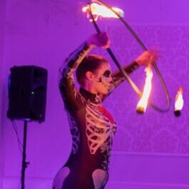 halloween fire performer London