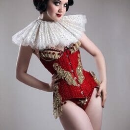 Vintage Clown Burlesque Dancer Performer in London