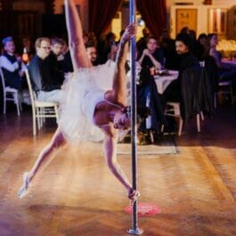 pole dancing ballerina dances in London