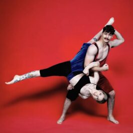 acrobats for hire London and Brighton male and female duo performance