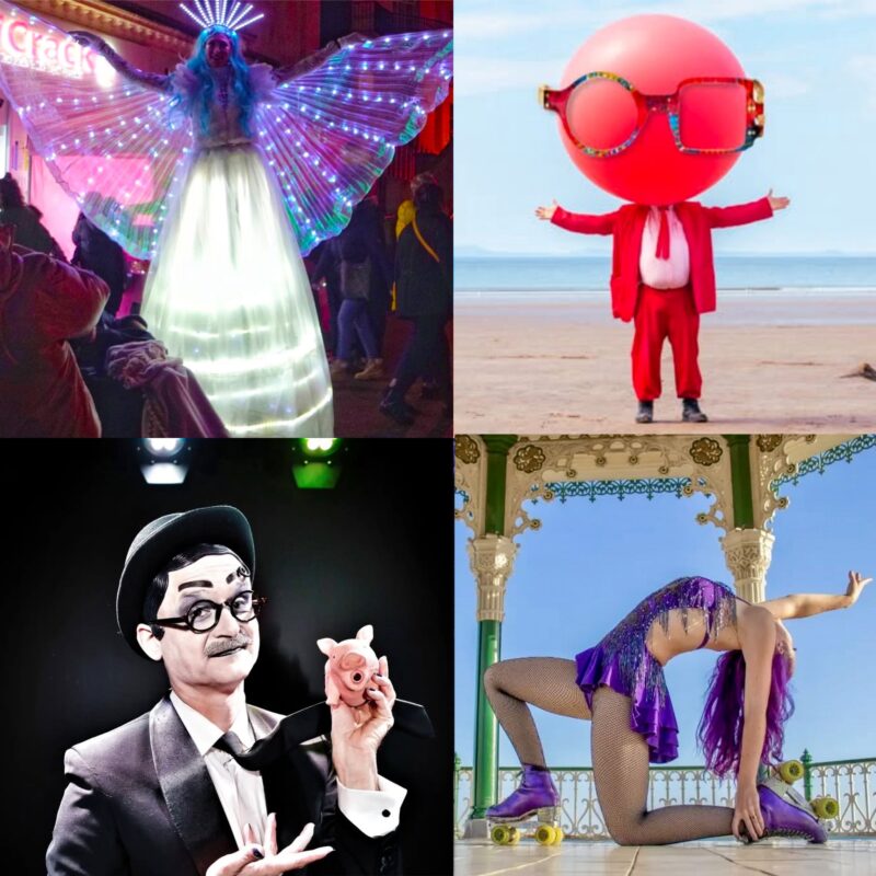 An exciting selection of walkabout and welcome acts near me in London, Brighton, South East