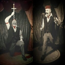sword swallower circus act for hire London and Brighton near me